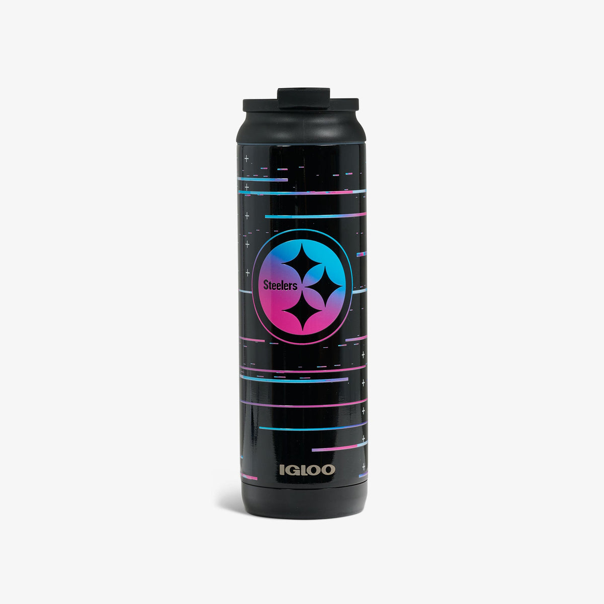 NFL Neon Pittsburgh Steelers 20 Oz Flip ‘n’ Sip Tumbler