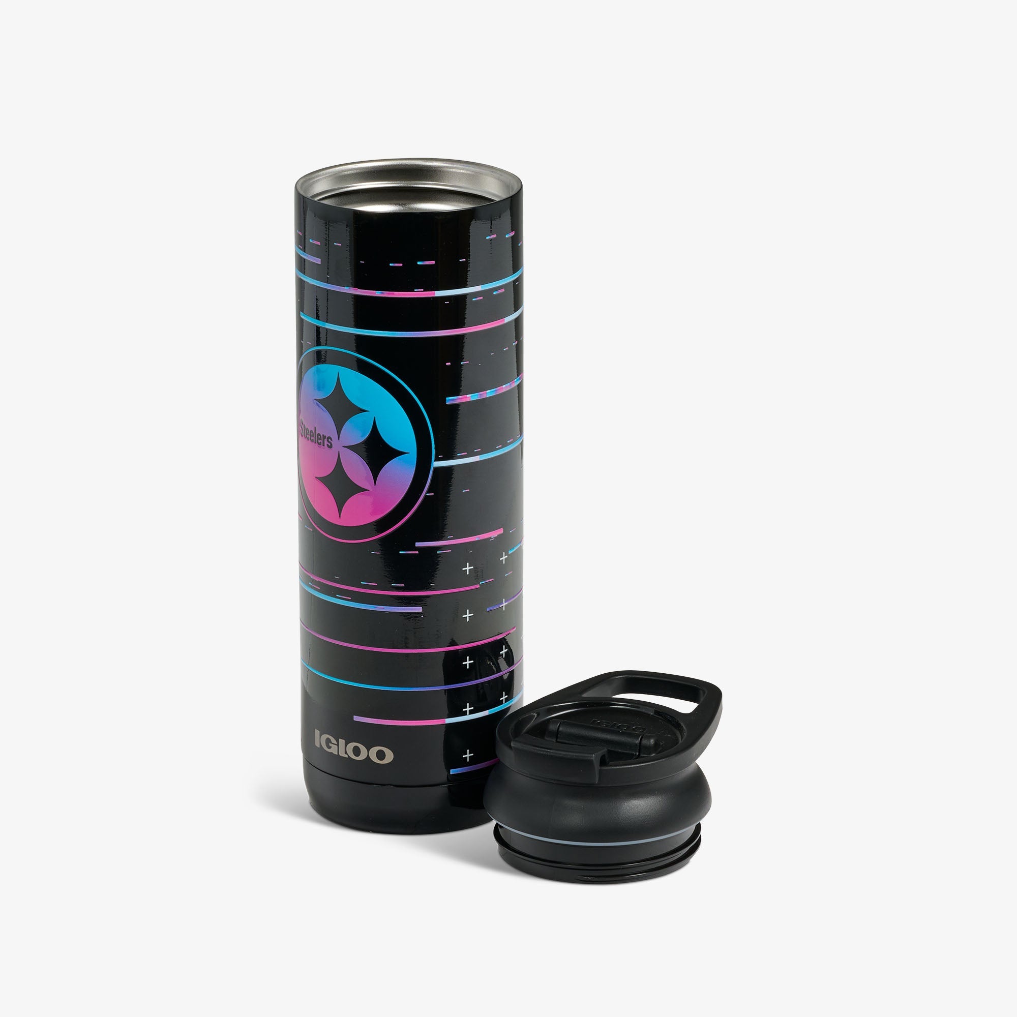 NFL Neon Pittsburgh Steelers 20 Oz Flip ‘n’ Sip Tumbler