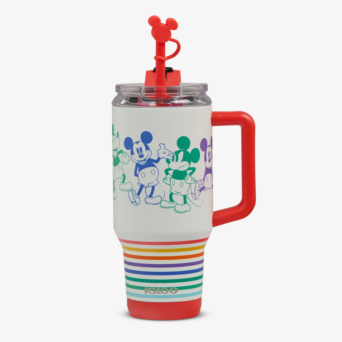 Disney Mickey Mouse Stripe 32 Oz Travel Mug