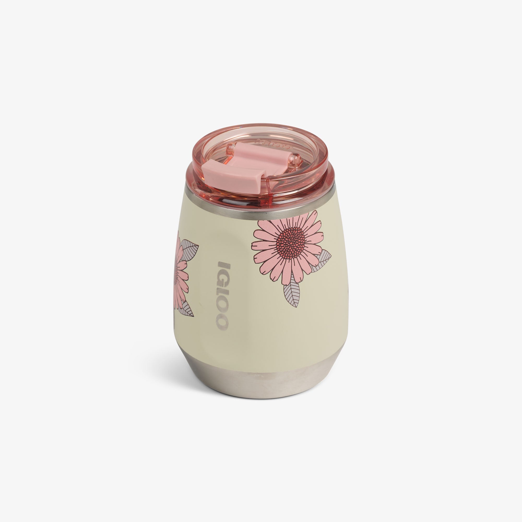 Floral 10 Oz Wine Tumbler
