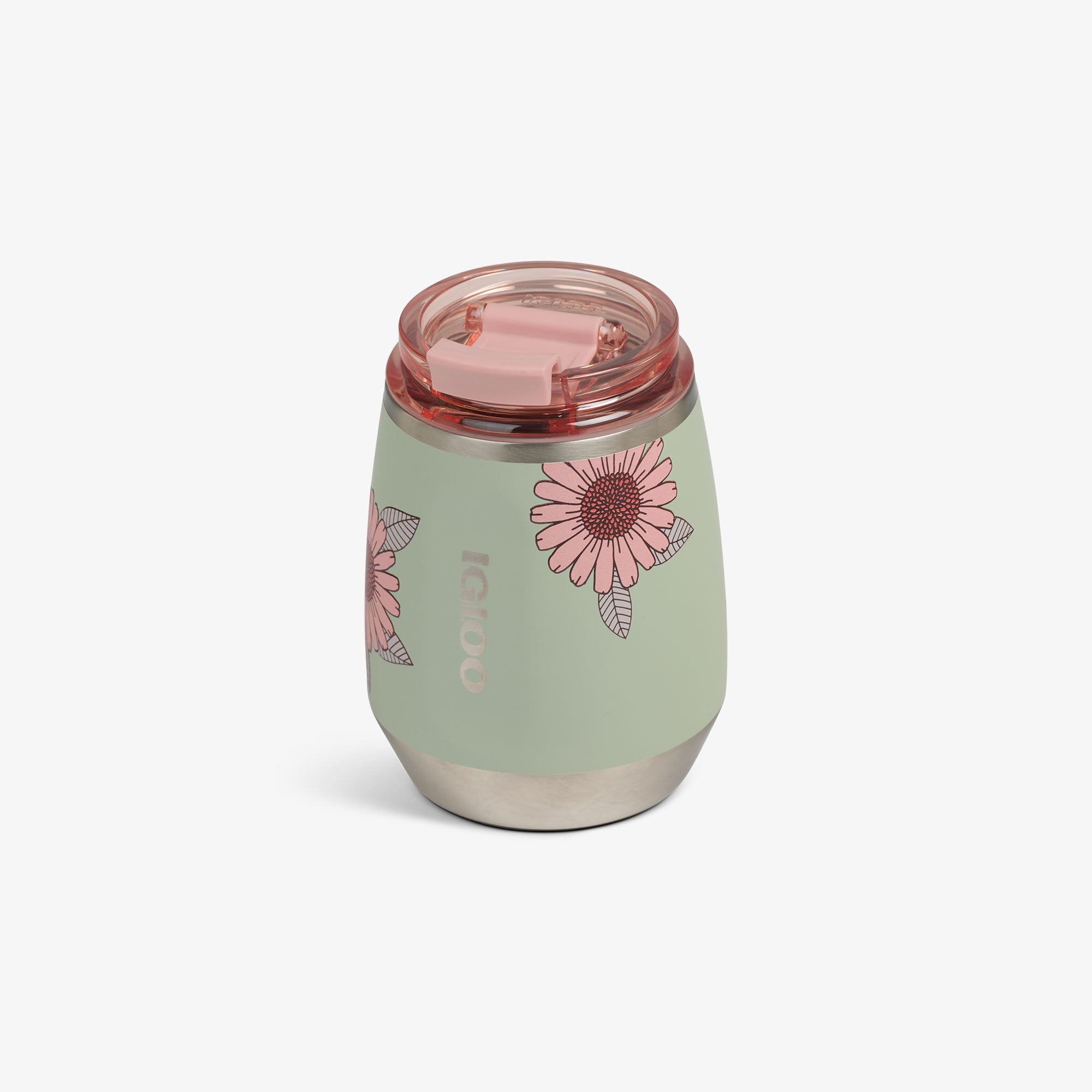 Floral 10 Oz Wine Tumbler